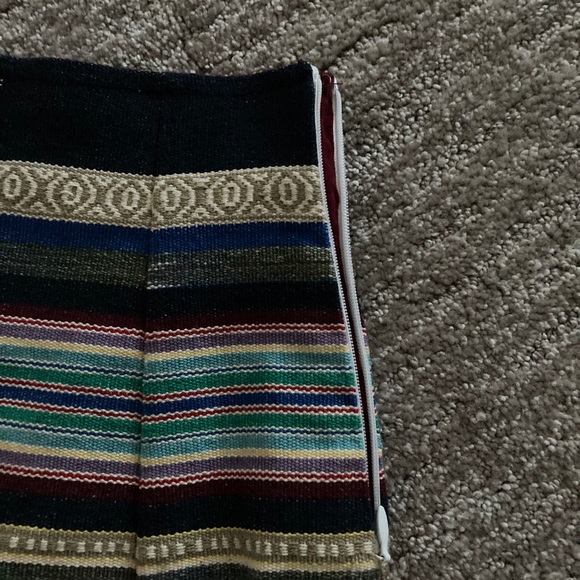 Colorful striped mini skirt size 4 - Picture 2 of 3